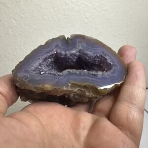 Amazing Natural Geode Crystal Filled Cluster Stone Quartz